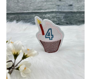 ADVENTSKALENDER 7. Türchen - Stickserie ITH - Geburtstags Cupcakes Kerzen 0-9 & A-Z & Wünsche